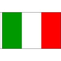 italy satin table flag