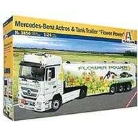 Italeri Mercedes-Benz Actros & Tank Trailer Flower Power (3856)