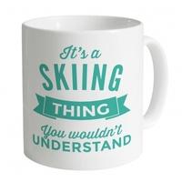 its a skiing thing mug