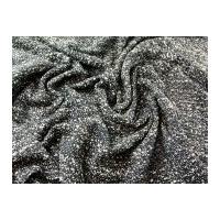 Italian Boucle Textured Wool Blend Coat Weight Dress Fabric Brown & Beige