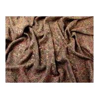 Italian Sequinned Woven Suiting Dress Fabric Bronze