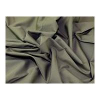 Italian Woven Plain Cotton Shirting Dress Fabric Khaki