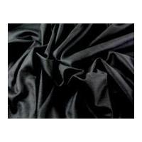 Italian Wool Blend Ponte Roma Stretch Jersey Dress Fabric Black