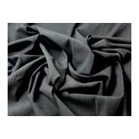 Italian 100% Wool Twill Suiting Dress Fabric Charcoal