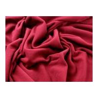 Italian 80% Wool Plain Heavy Coat Weight Dress Fabric Burgundy