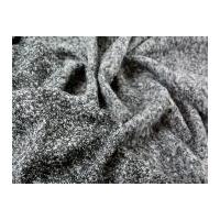 Italian Reversible Boucle Textured Coat Weight Dress Fabric Charcoal Grey