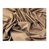 italian woven plain stretch cotton shirting dress fabric camel