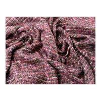 italian wool blend tweed coat weight dress fabric pink