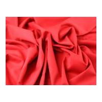 Italian 100% Wool Twill Suiting Dress Fabric Red