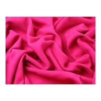 Italian Plain Stretch Heavy Wool Coat Weight Dress Fabric Fuchsia Pink