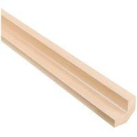 it kitchens beech style wall corner post h720mm w37mm d37mm