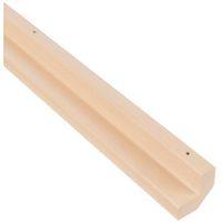 it kitchens beech style base corner post h715mm w52mm