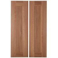 it kitchens westleigh walnut effect shaker larder door w300mm set of 2