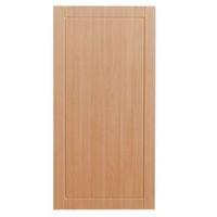 it kitchens chilton beech effect fridge freezer door w600mm