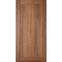 IT Kitchens Westleigh Walnut Effect Shaker Fridge Freezer Door (W)600mm