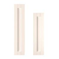 IT Kitchens Brookfield Textured Ivory Style Shaker Tall Larder Door (W)300mm Set of 2