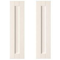 IT Kitchens Brookfield Textured Ivory Style Shaker Larder Door (W)300mm Set of 2