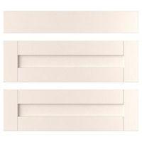 it kitchens brookfield textured ivory style shaker pan drawer front w8 ...