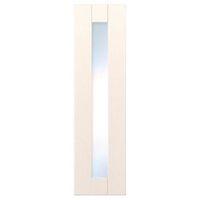 it kitchens brookfield textured ivory style shaker glazed door w300mm