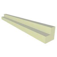 IT Kitchens Gloss Cream Slab Wall Corner Post (H)715mm (W)32mm (D)32mm