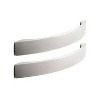 IT Kitchens Brushed Nickel Effect Curved Cabinet Handle Pack of 2