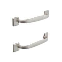 it kitchens brushed nickel effect d shaped cabinet handle pack of 2