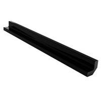 it kitchens gloss black slab base corner post h720mm w57mm d57mm