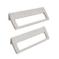 IT Kitchens Brushed Nickel Effect Letter Box Shaped Cabinet Handle Pack of 2