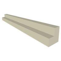 IT Kitchens Gloss Grey Wall Corner Post (H)715mm (W)32mm