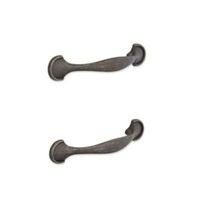 IT Kitchens Pewter Effect Curved Cabinet Handle Pack of 2