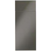 IT Kitchens Santini Gloss Anthracite Slab Drawer Line Door & Drawer Front (W)300mm Set Door & 1 Drawer Pack