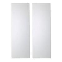 IT Kitchens Santini Gloss White Slab Tall Corner Wall Door (W)625mm Set of 2