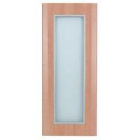 IT Kitchens Sandford Cherry Effect Modern Glazed Door (W)300mm