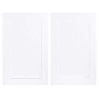 it kitchens stonefield white classic style larder door w600mm set of 2