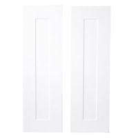 IT Kitchens Stonefield White Classic Style Tall Larder Door (W)300mm Set of 2