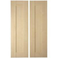 IT Kitchens Westleigh Contemporary Maple Effect Shaker Larder Door (W)300mm Set of 2