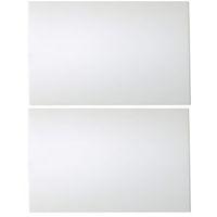 it kitchens santini gloss white slab tall larder door w600mm set of 2