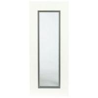 IT Kitchens Santini Gloss White Slab Tall Glazed Door (W)300mm