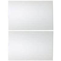 it kitchens santini gloss white slab larder door w600mm set of 2