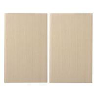 it kitchens sandford maple effect modern larder door w600mm set of 2