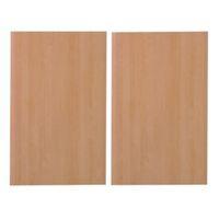 IT Kitchens Sandford Cherry Effect Modern Larder Door (W)600mm Set of 2