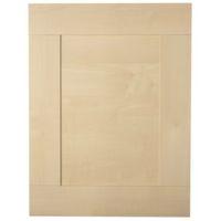 IT Kitchens Westleigh Contemporary Maple Effect Shaker Belfast Sink Door (W)600mm