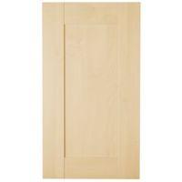 IT Kitchens Westleigh Contemporary Maple Effect Shaker Standard Door (W)400mm