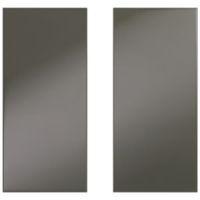 it kitchens santini gloss anthracite slab corner base door w925mm set  ...