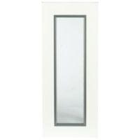 it kitchens santini gloss white slab glazed door w300mm