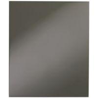 IT Kitchens Santini Gloss Anthracite Slab Anthracite Contemporary Base End Replacement Panel