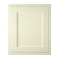 IT Kitchens Holywell Ivory Style Framed Fixed Frame Fridge Freezer Door (W)600mm