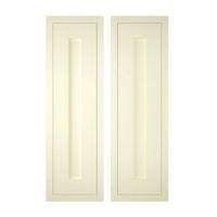 IT Kitchens Holywell Ivory Style Framed Larder Door (W)300mm Set of 2