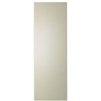 IT Kitchens Santini Gloss Cream Slab Cream Contemporary Tall End Replacement Panel