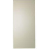 IT Kitchens Santini Gloss Cream Slab Cream Contemporary Tall Wall End Replacement Panel